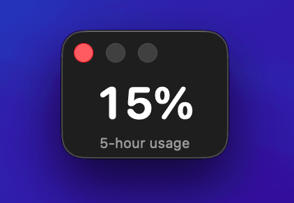 Floating window close-up