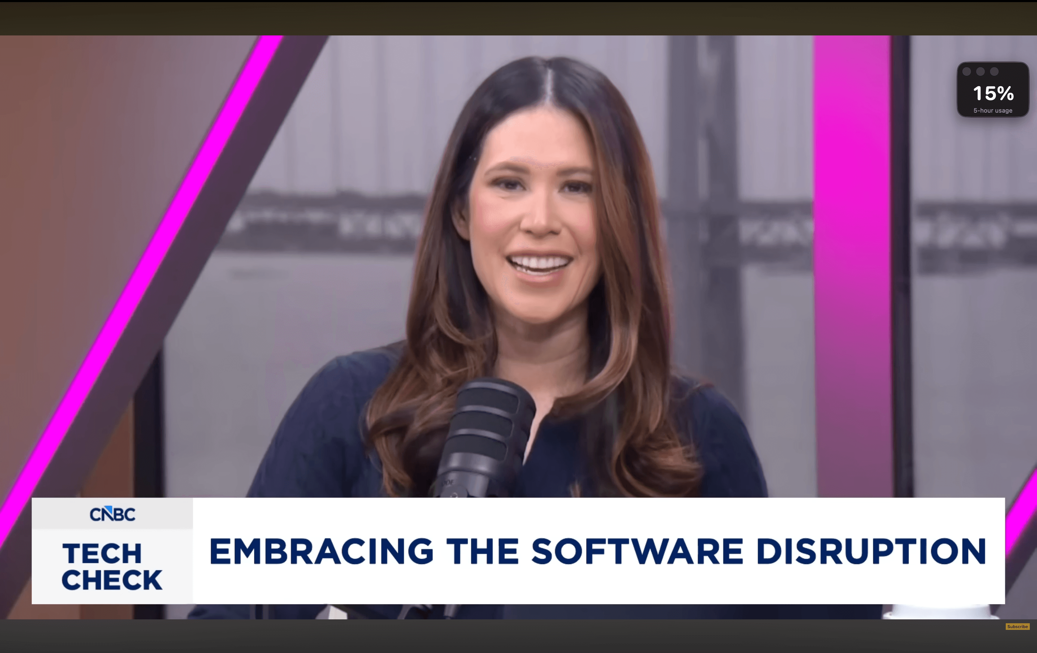 Watching fullscreen video