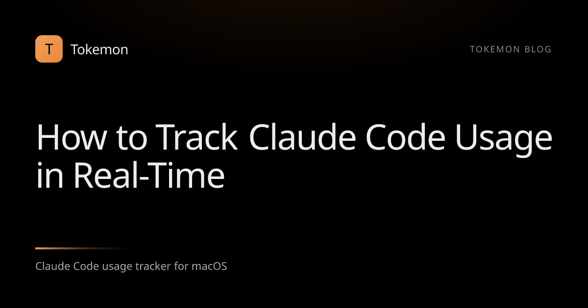How to Track Claude Code Usage in Real-Time